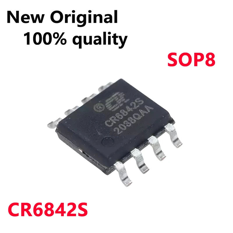 10/PCS New Original CR6842S CR6842 SOP8 PWM power controller chip In Stock