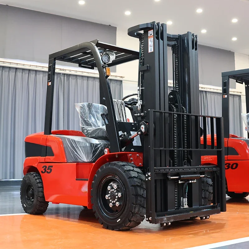YG Customized Cheap Price 1T 2T 3 Ton 3.5 Ton 5T 7 Ton 10T Self Loading Stacker Forklift Truck Diesel Forklift