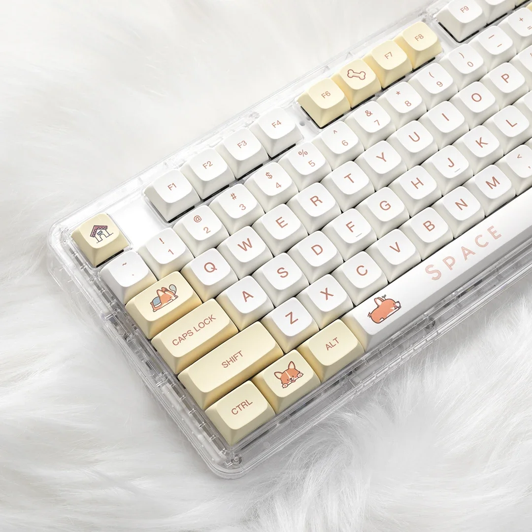 Keycap Cute Shiba Inu XDA Height PBT Sublimation Adaptation VGN75/68/98/87/104/108 Keys