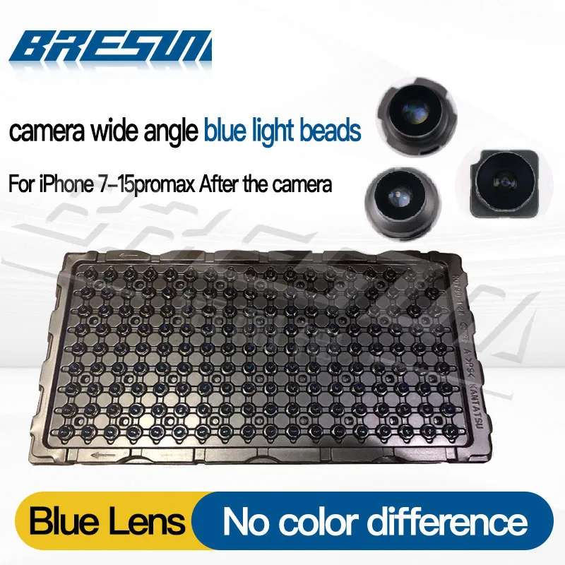 1PC Rear Camera Blue Lens for iPhone 7G-15ProMax Rear Camera Repair Replacement Parts Wide Angle Telephoto Ultra Wide Angle Lens