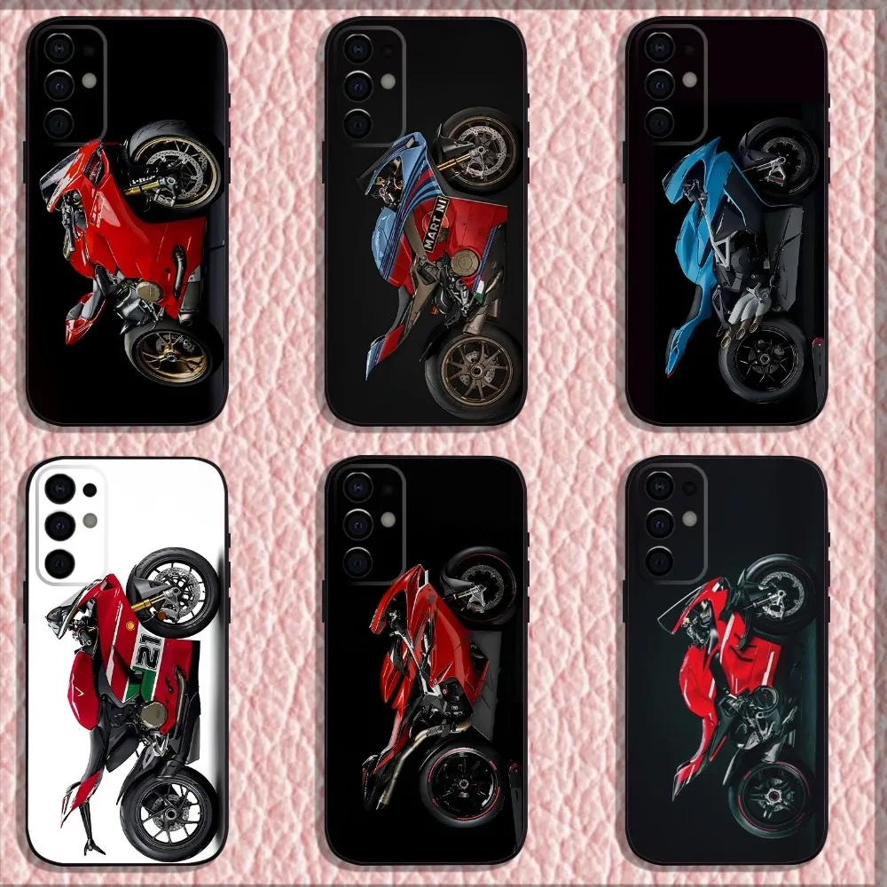 Sport D-Ducaties Cool Motorrad Phone Case For Samsung S24,S21,S22,S23,S30,Ultra,S20,Plus,Fe,Lite,Note,10,9,5G Black Soft Shell