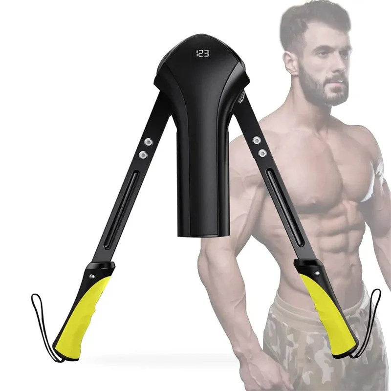 Arm Strength Hand Gripper with counter  Power Twister  Bend Bar for Fitness Chest Forearm Strength Training Gym Equipment