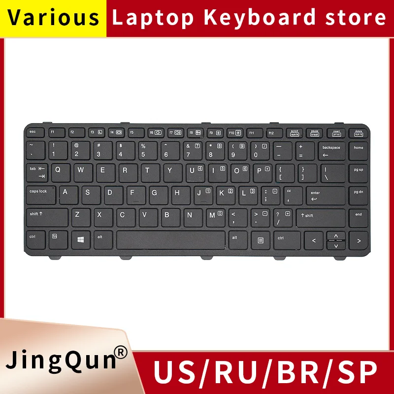 Новая русская клавиатура для ноутбука HP ProBook 430 G1 430G1 HSTNN-W01C 727765 711468 с рамкой