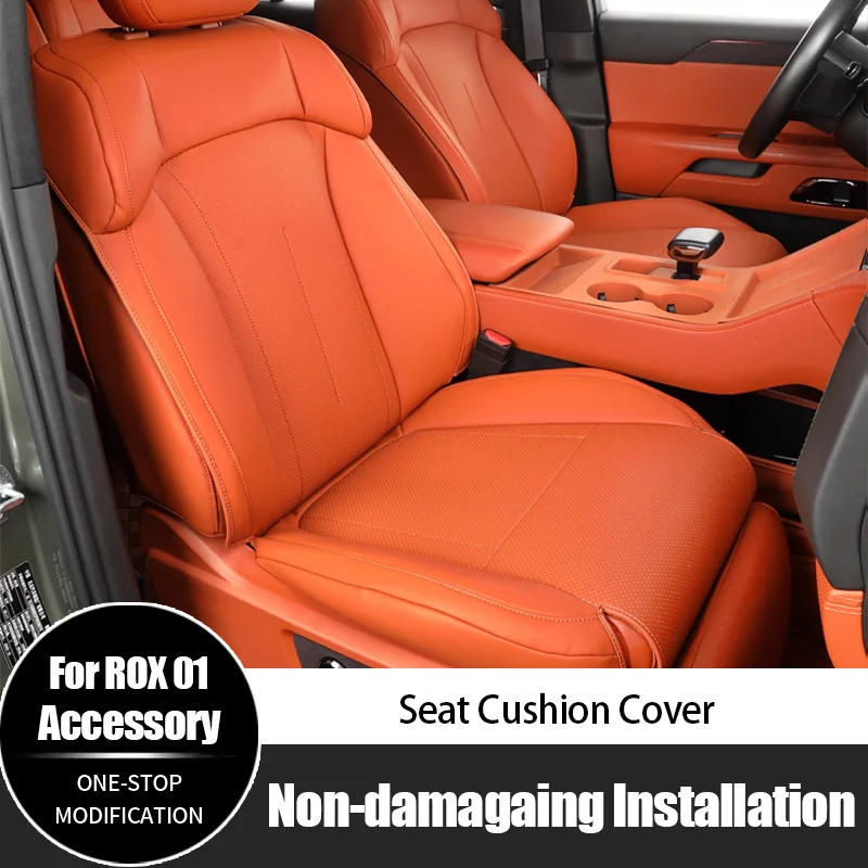 

For ROX 01 Interior Seat Kits Custom Car Seat Cushions Leather Front Rear Seat Covers Cushion New Design Accessories