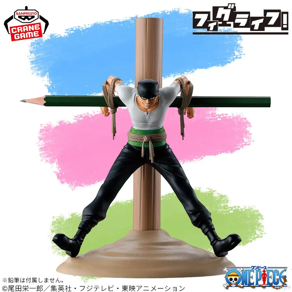 

Оригинальный BANPRESTO Fig Life One Piece Zoro the Pirate Hunt Roronoa Zoro Фигурка Аниме Модель Игрушки