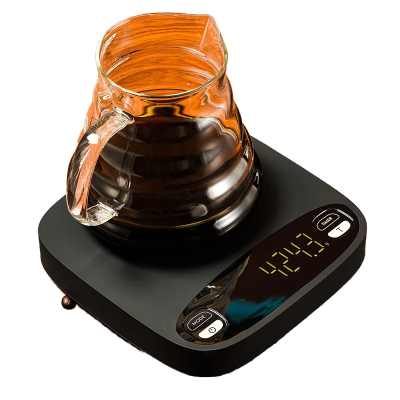 Smart Coffee Electronic Kitchen Food Scale Plastic USB Charging Mini Baking Nutrition Scale