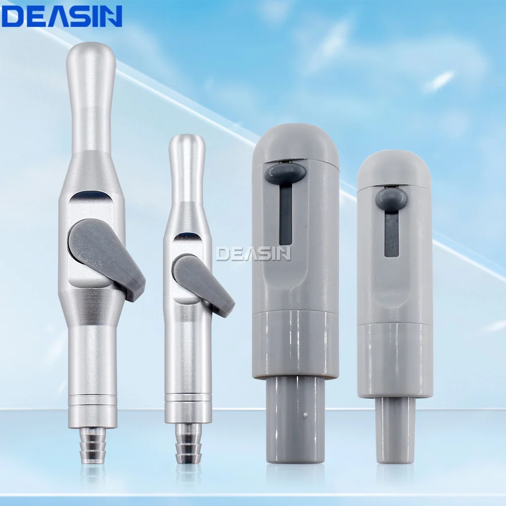 

DEASIN Dental Saliva Ejector Suction Handpiece For Tip Adapter Nozzle Strong Weak Dental Suction Valves Dentist Supply