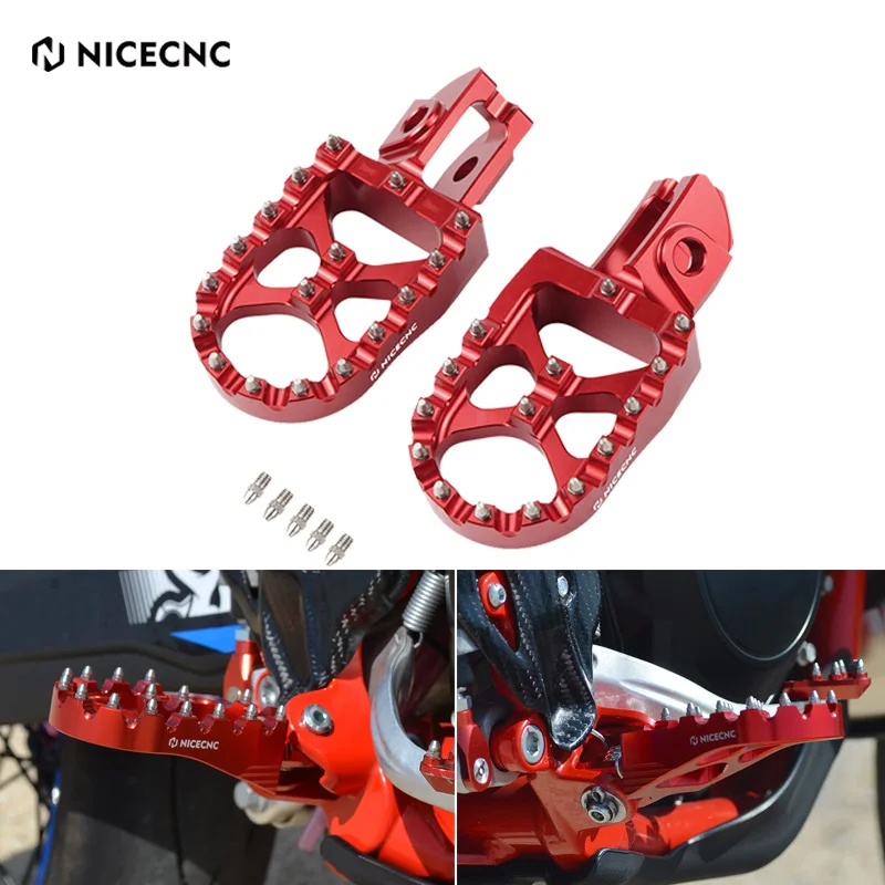 NICECNC For 2024 Beta RR 300 RR 250 RR 200 250 300 350 390 400 430 450 480 520 2020-2024 2023 2022 Motorcycle Foot Pegs Footrest