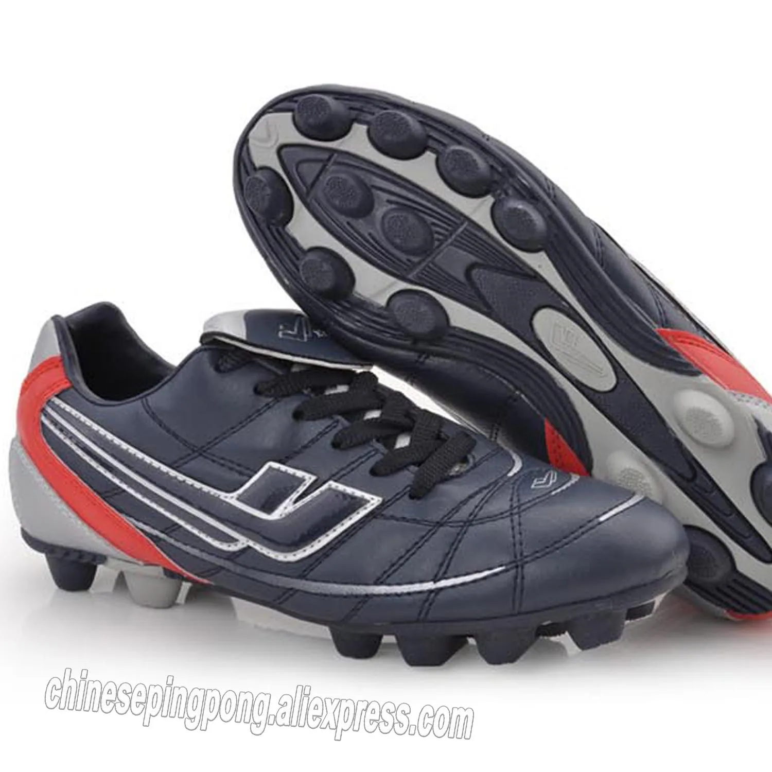 

XPD Xi Pan deng Men Professional Soccer Shoes Anti-Slip Training Football Ultralight Non-Slip 0224-2 Size 40#