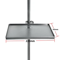 Universal Sound Card Tray Live streaming Microphone Stand Photographic Clamp Clip Platform Eyelash Makeup Cosmetic Tray For Work