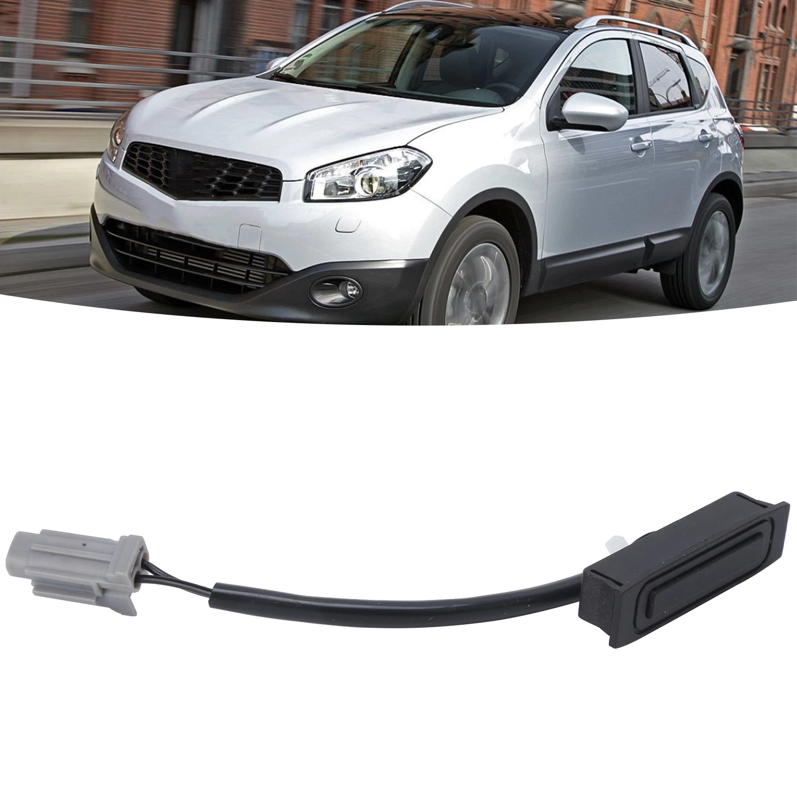 

Выключатель задней двери автомобиля, открытие крышки багажника 90602-JD00B, замена для Nissan Qashqai (J10) Ab 2006-2013 гг.