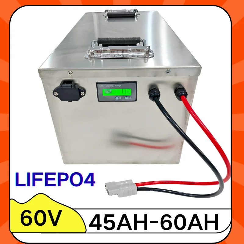 

Lifepo4 60 В 45 Ач 50 Ач 60 Ач литиевая батарея для 2000 Вт 3000 Вт 4 кВт мини-моторизованный 3-колесный мобильный автомобиль с покрытием для взрослых, трактор