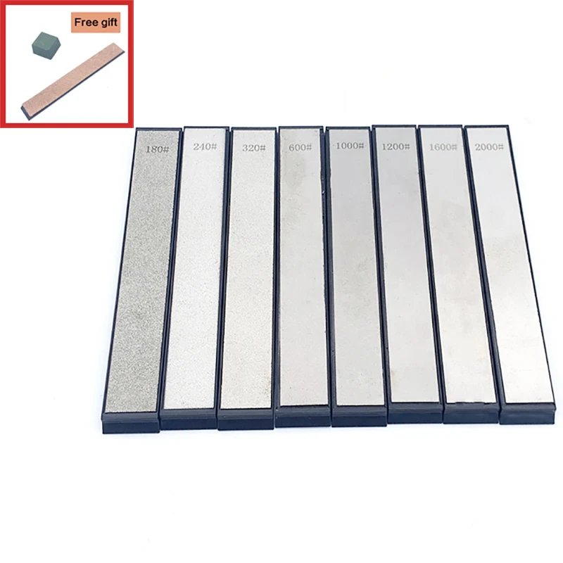 

8 pcs setGrit high quality Diamond Knife Sharpener Household Kitchen Knife Sharpening System diamond sharpening stone kitchen