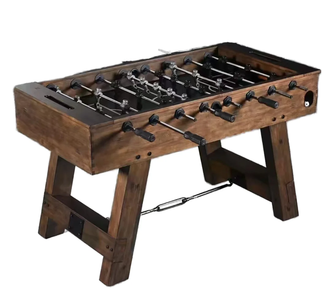 

New Modern Fancy Wooden Color X Shape Soccer Football Soccer Game Table