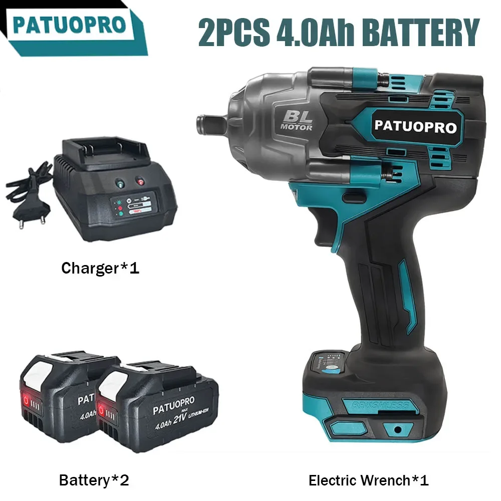 PATUOPRO 2200N.m Brushless Handheld Electric Wrench 1/2