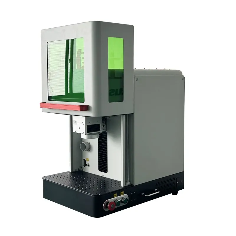 Good Price CE Standard Enclosed Safer Record Meatl Fiber Laser Marking Machine 30w 50w 100W Engraving Machines