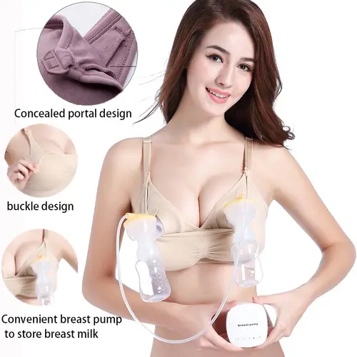 Hand Free Pumping Nursing Bra Breastfeeding Maternity Bras Women For Breast Special Underwear Pregnancy Clothes Can Wear All Day - Image 2