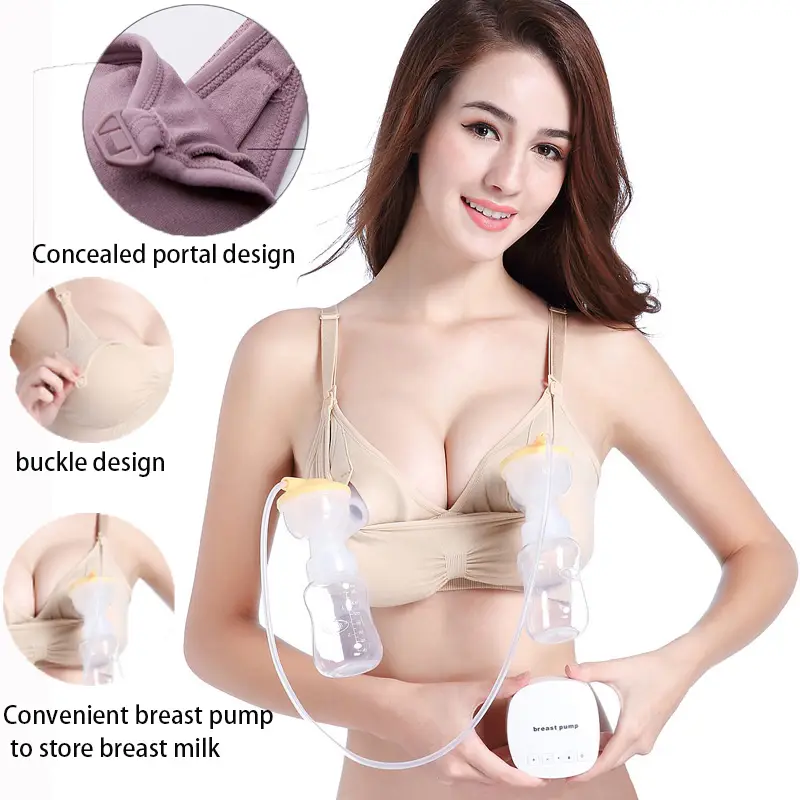 Hand Free Pumping Nursing Bra Breastfeeding Maternity Bras Women For Breast Special Underwear Pregnancy Clothes Can Wear All Day - Image 2