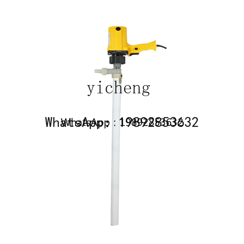 ABB مضخة كيميائية من الفولاذ المقاوم للصدأ مضخة حمض والقلويات مادة PTFE مضخة زيت كهربائية محمولة مضادة للتآكل برميل 220 فولت #2