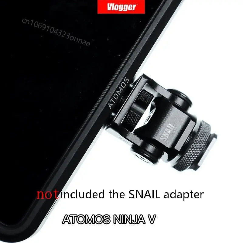 Vlogger Atom NINJA V กล้องสติกเกอร์อะแดปเตอร์
