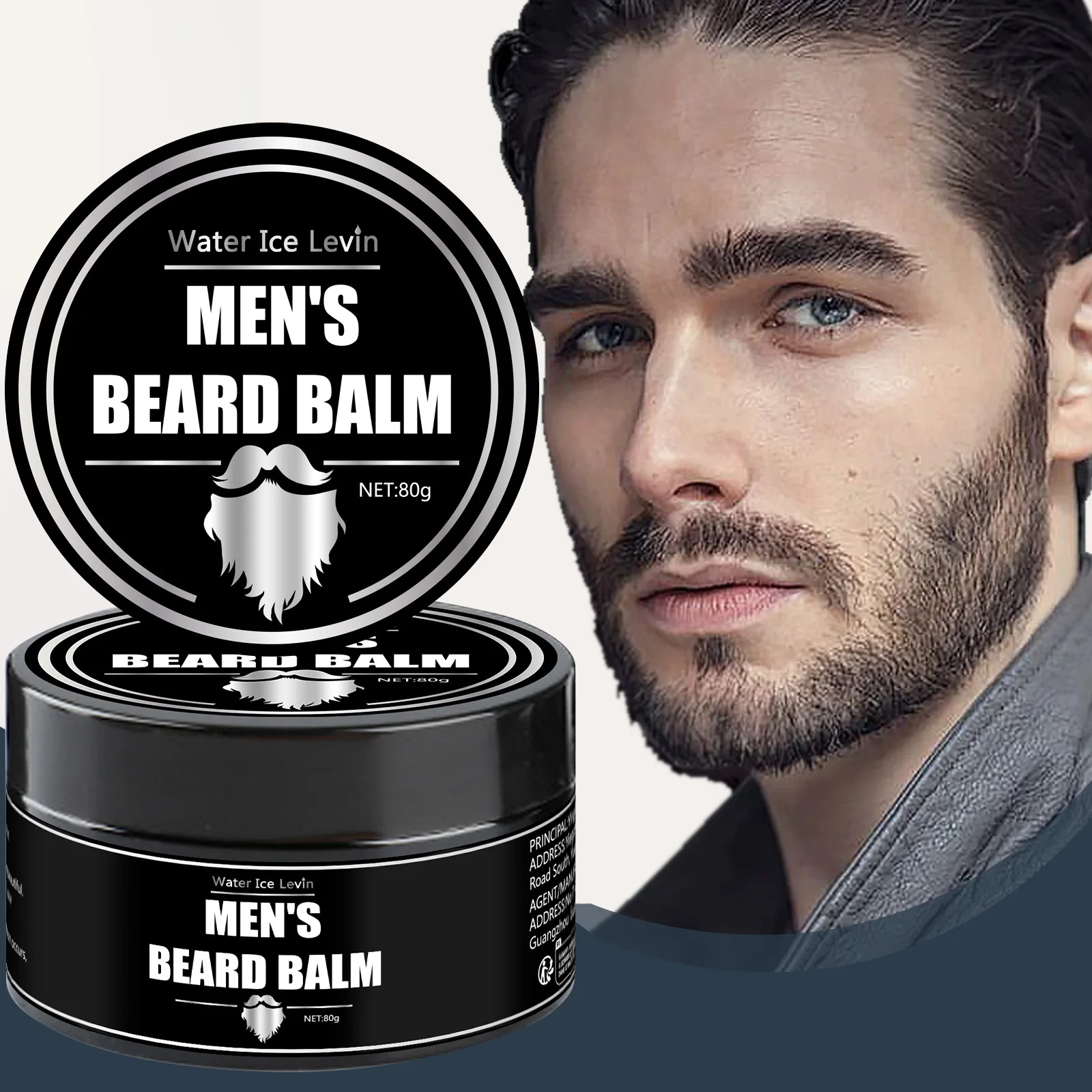 كريم حلاقة رجالي للعناية باللحية والوجه، رغوة غنية للحلاقة الناعمة، يهدئ البشرة ويمنع التهيج