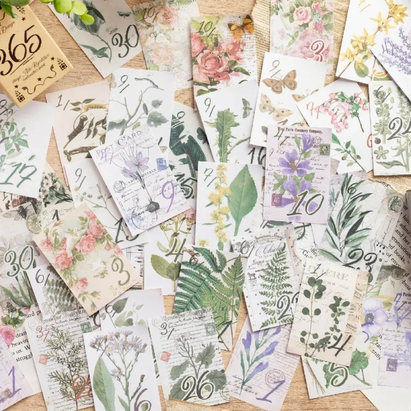 2027 365-Day Mini Desk Calendar - Portable DIY Journal, Healing Daily Check-In & Gift, 365-Day Bean Calendar, Pocket Calendar