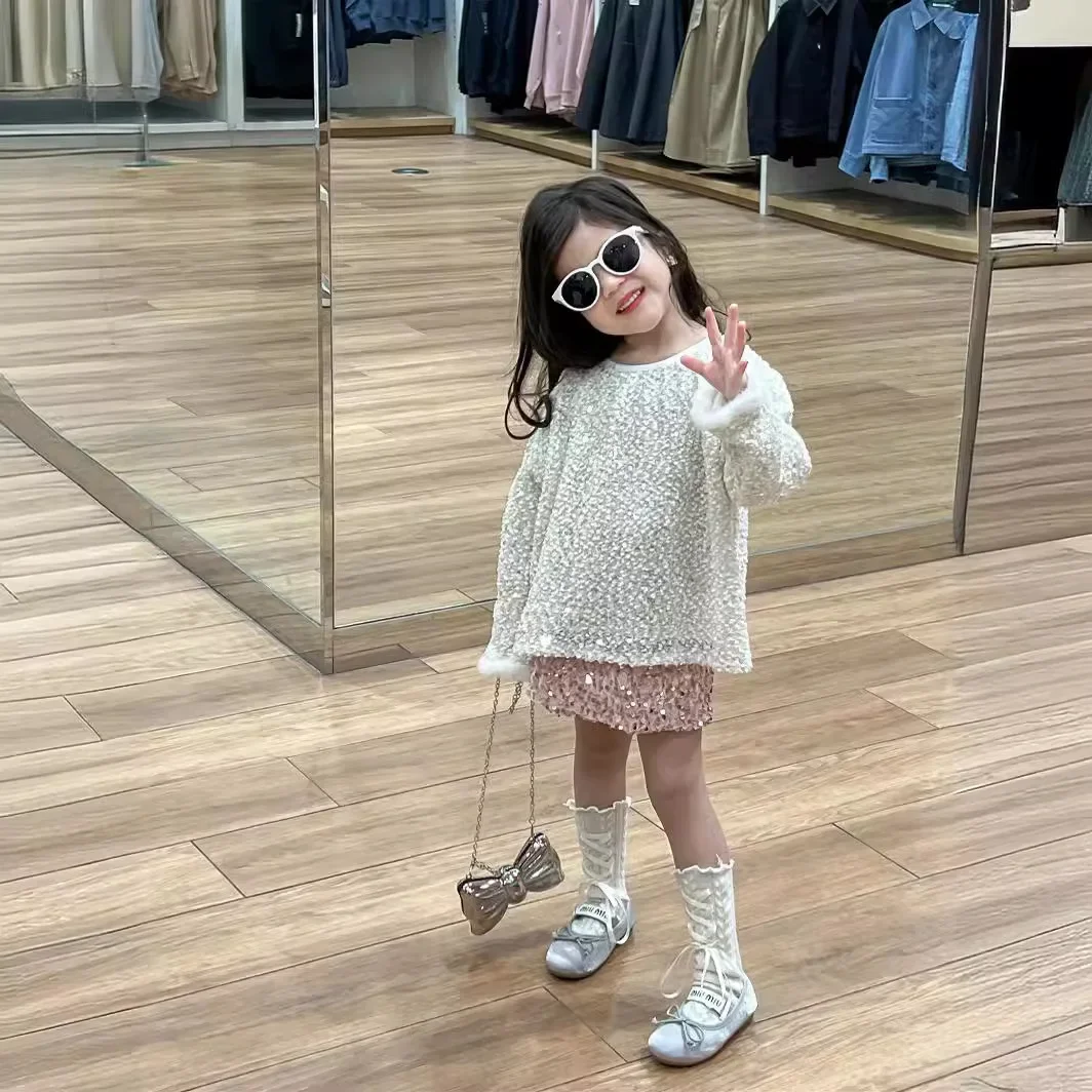 

2025 New Spring and Summer Dress Simple Casual Style All-match Fashion Kids Clothes Skirt Baby Girl Skirt Clothes Children