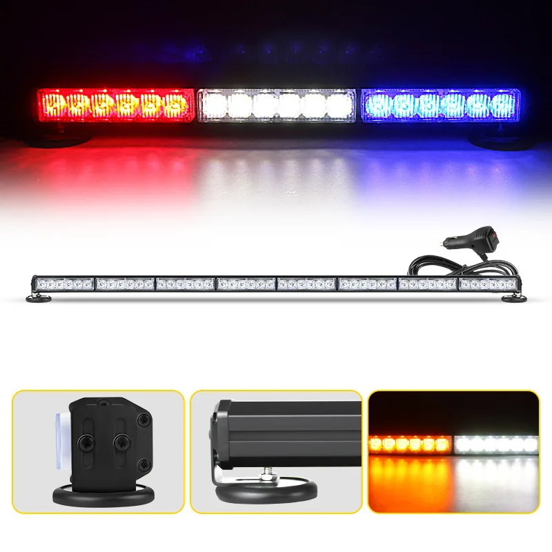 Brightness Led Car Rooftop Flashing Warning Light Bar Lamp Flashing Emergency Work Strobe Light for Vehicles Off-road