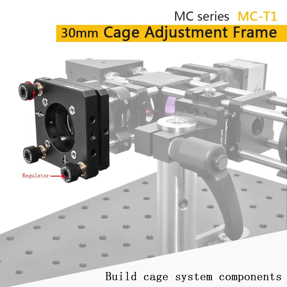 Imagem -06 - Montagens Cinemáticas para Sistemas Gaiola 30 mm Ajuste Angular de Precisão da Óptica Espelho Refletor ou Colimação Len Mc-s1