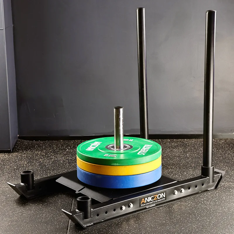 

Indoor Gym Equipment Push-Pull Fitness Sled Iron Foldable Strength Training Bench Rack