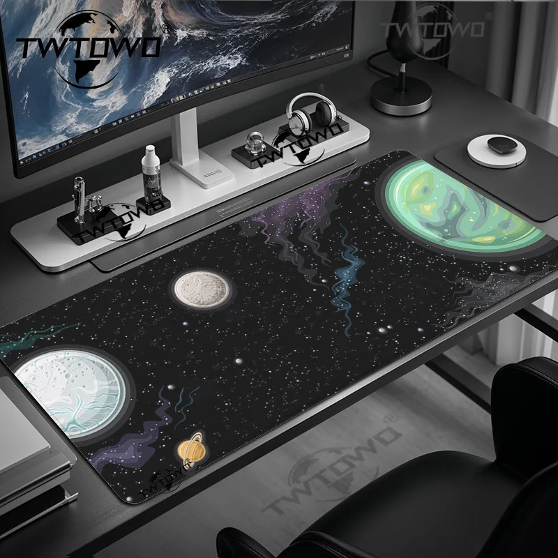 Fantasy Space Mouse Pad Gaming printon demand HD Home Mousepad XXL MousePads Carpet Natural Rubber Soft Non-Slip PC