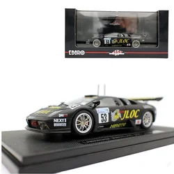 Diecast 1/43 Scale Lamborghini Murcielago JLOC Le Mans 2006 Model Car Alloy Play Vehicle Adult Collection Display Gifts for Boy