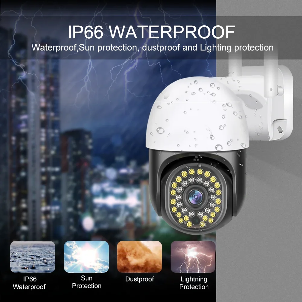 Tuya Wifi Camera Outdoor 8MP 10X PTZ Zoom Smart Home Security Video Surveillance Wireless IP Camera AI Automatic Human Tracking