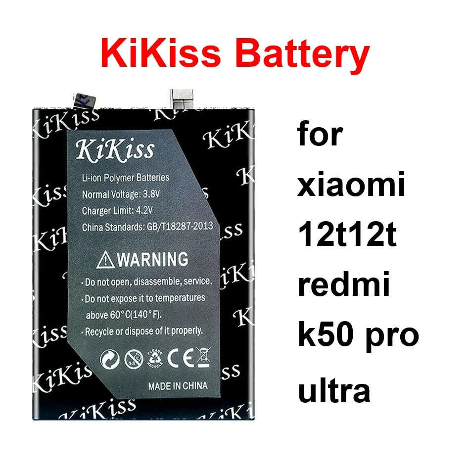

Mobile Phone Battery High-Efficiency BM5J BM5E BP48 3200-6000Mah For Xiaomi 12T12t Redmi K50 Pro Ultra