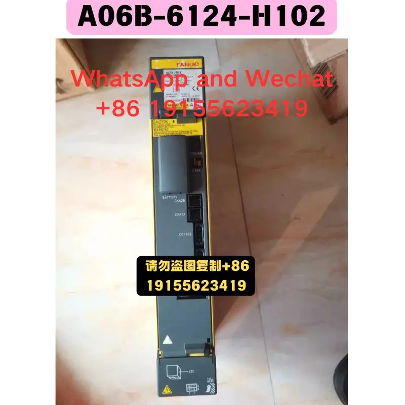 Used OEM disassembled parts A06B-6124-H102 Driver Functional test OK Quick delivery