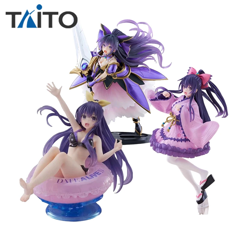 

In Stock Genuine TAITO AMP Date A Live Yatogami Tohka Princess Battle Gothic Swimming PVC Anime Figure Model Sculpture Gifts