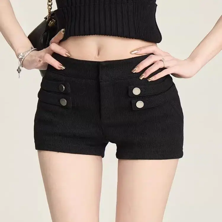 

Straight Shorts for Women Pure Slim Casual Hot Pants for Small Low Waist