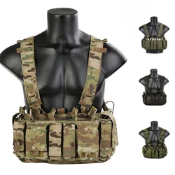 EmersonGear MF Style UW IV Chest Rig 500D Molle Colete tático com vários bolsos para ferramentas EDC EM7329