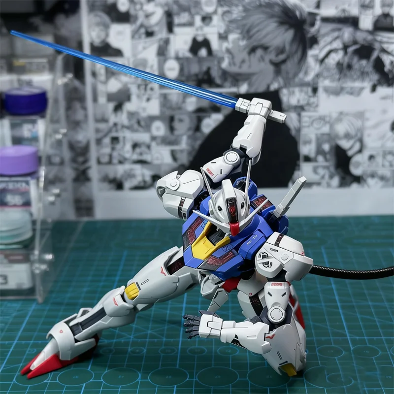 FM 1/100 الجوي الساحرة من ميركوري ميكا الجمعية أطقم منمذجة سطح المكتب الديكور دمية الأولاد لغز اللعب هدية تحصيل #1