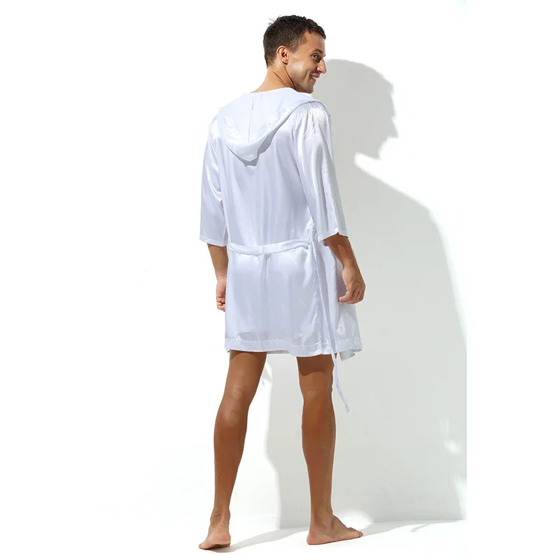 New Arrival Imitation Silk Pajamas Set For Man