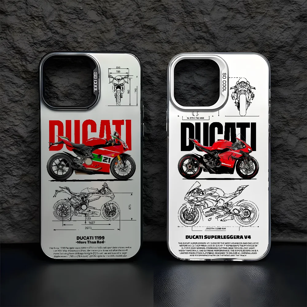Moto-D-DuCa-tiES-V4 1199 Phone Case For iPhone 17 16e 16 15 14 13 12 11 mini Pro Max XR 8 7 Air Plus Anti Fall Matte Back Cover