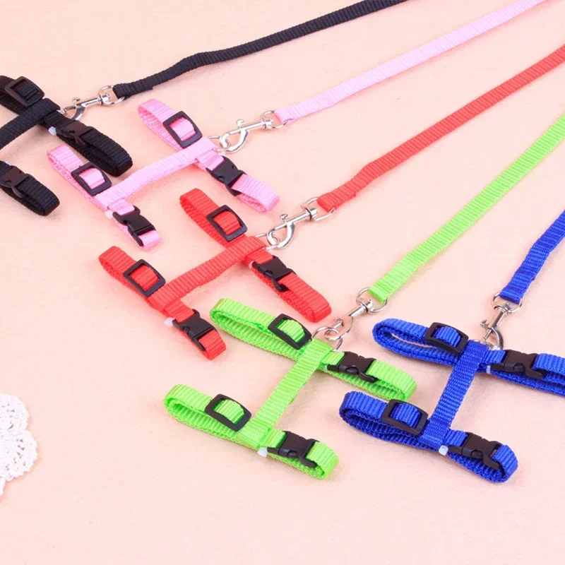 New Cat Collar Harness Leash Adjustable Nylon Pet Traction Cat Kitten Halter Collar Puppy Dog Cat Product Small Pet Harness Belt