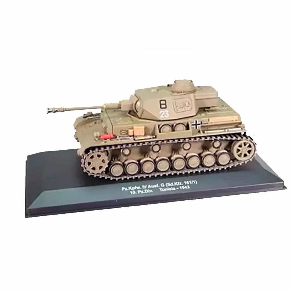 

1/43 Scale military alloy finished products World War II German tanks IV Medium Model Tank Military Gift Collection Gift Display