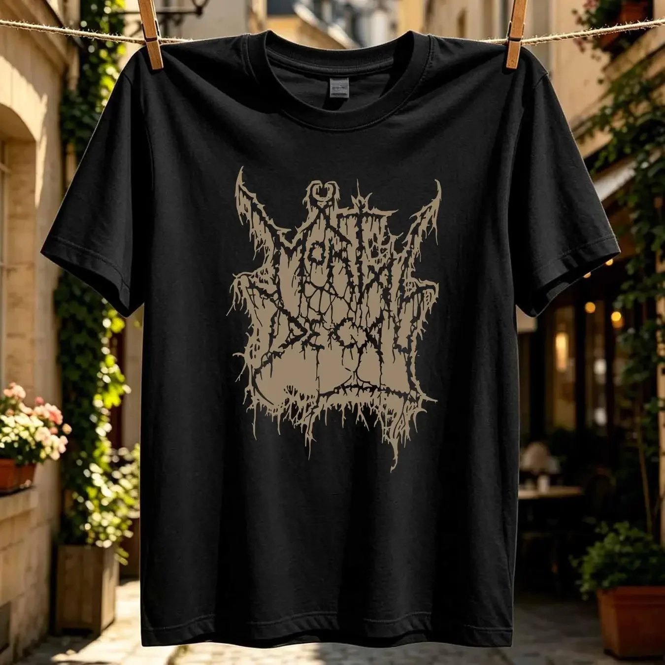 washed T Shirt Vintage MORTAL DECAY Disgorge Internal Bleeding Scattered Remnants Pyrexia long or short sleeves vintage Washed