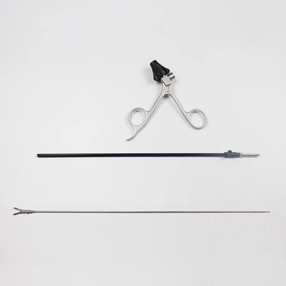 Surgical Instruments Reusable Monopolar Laparoscopic Instruments Claw Forceps Maryland Scissors 5mm T Handle Detachable
