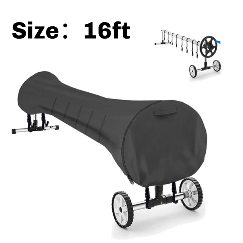 XSXS-para piscinas enterradas de 16 pies, cubiertas solares para piscinas, carrete resistente, impermeable, manta Solar Anti-UV, cubierta protectora