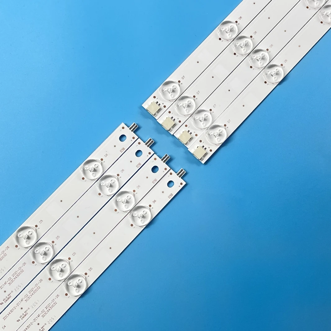 LED Backlight strip for 43LEX5009/FT2C 43LEX-5009/FT2C ZDCX43D12-ZC14F-02 303CX430032  LC430DUY-SHA1 Shivaki STV-43LED17