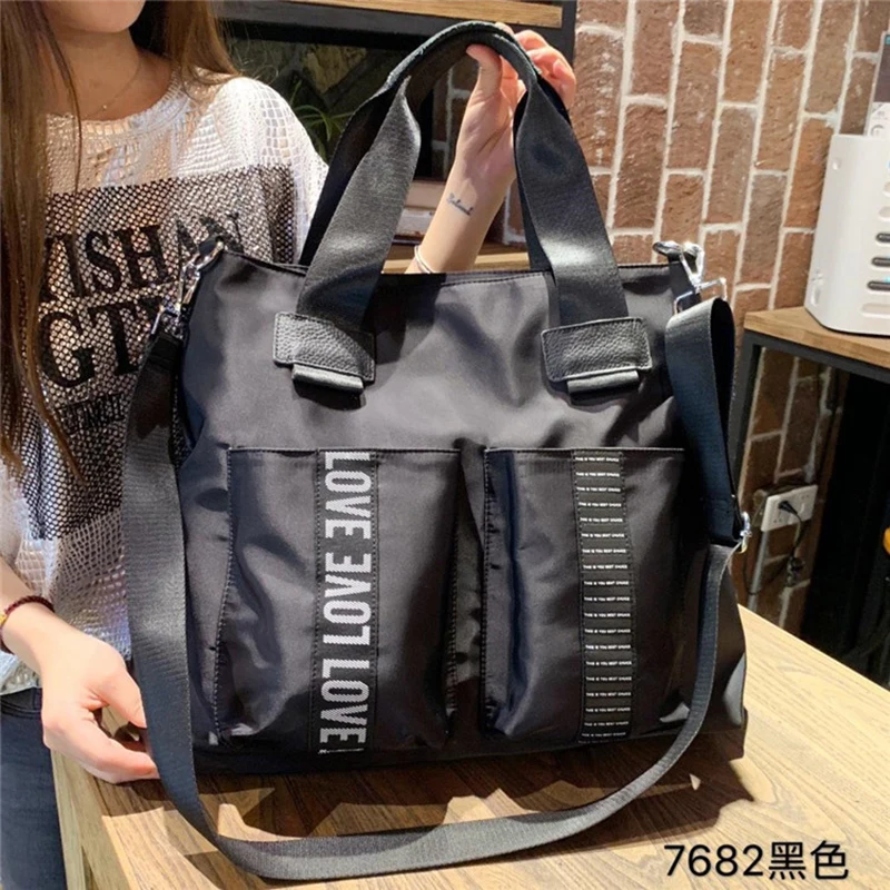 

Новая легкая дорожная сумка на короткие расстояния, сумка через плечо, корейская версия, большая вместительная женская сумка через плечо, женская сумка