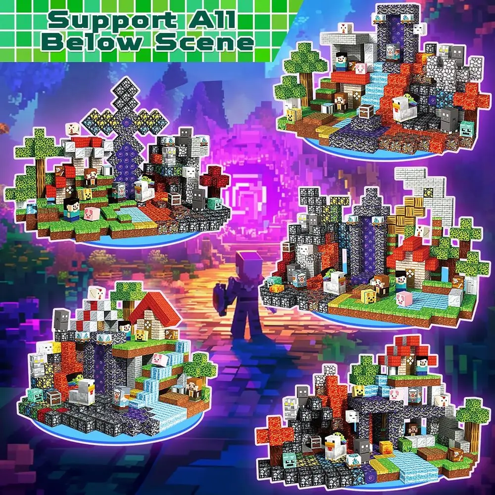 Magnetic Building Blocks Set - 500 Pieces, Educational Toys for Kids Ages 3+, Ideal Gift for Boys and Girls 4-12