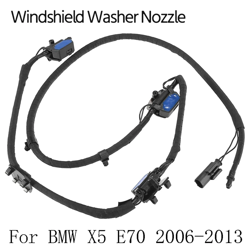 BB 61667275171 61664849598 Windscreen Nozzle Chain Windshield Washer Sprayer Jet System For BMW X5 E70 2006-2013